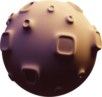 Cute 3D Asteroid